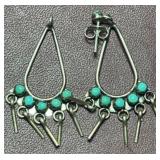 Silver & Turquoise Earrings
