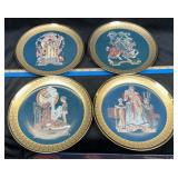 (4) Royal Cornwall Classic Collection Plates