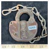 Early Adlake Railroad Switch Padlock