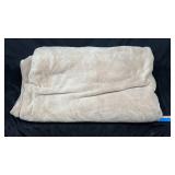 King Size Plush Beige Blanket