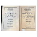 (2) 1951 Pierre, SD Fire School Programs