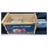 Wood Crate w/Country Cassettes