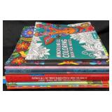 (7) Adult Coloring Books & Extra Word Search