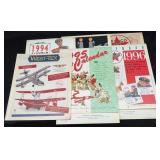 (5) 1992-1996 Texaco Calenders