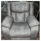 Lux Grey Manual Recliner, Excellent Condition