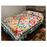 Ashley Derekson Multi Gray Queen, Serta Adjustable