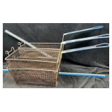(4) Commercial Deep Fryer Baskets