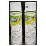(2) Cans Aerosol Contact Insecticide