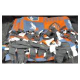Broncos Tied Throw Blanket