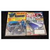 (10) Vintage Car Magazines; Chevy, Hot Rodding,