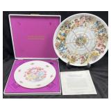 Franklin Porcelain Calendar Plate & Royal Doulton