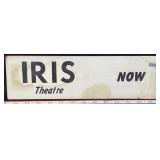 Iris Theatre, Edgemont, SD Cardboard Sign