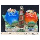 Tulip & Butterflies Ceramic Salt & Pepper Set