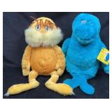 Lorax & Blue Fish Dr. Seuss 12' Plush Toys