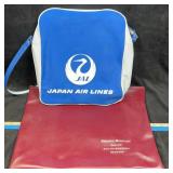 Japan Airlines Travel Bag & Zipper Bag