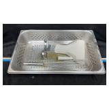 Perforated Stainless Steam Table Pan, Whisk,