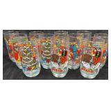 (11) Pepsi 1984 Christmas Collection Glasses