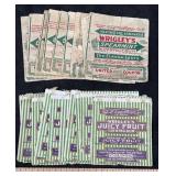 1920's Wrigley's Coupon Chewing Gum Wrappers