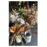 (7) Galvanized Pail & Pitcher Centerpiece Decor