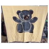 Biederlack Teddy Bear Throw Blanket & Tie Quilt