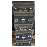 Southwestern Print Carpet Runner, 2' x 7'