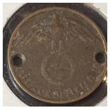 19??-G German 2 Pfennig Coin WWII