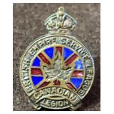 Vintage Canadian Veteran's Org. Lapel Badge