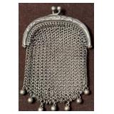 Antique French Chatelaine Purse Pendant