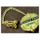 1976 2nd Place Science Fair Pin