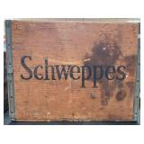 Schweppes 12-Bottle Wood Crate