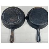 (2) Cast Iron 6' Skillets
