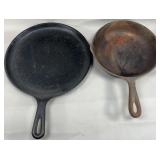 Lodge Cast Iron Griddle & No.5 Skillet