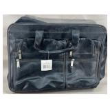 Leather Look Softside Briefcase Bag