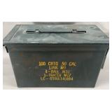 Metal Ammo Case for 100 Crtg. 50cal Link M9