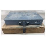 Wood Handmade Box & Metal Terminal Case
