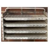 Aluminum 4-Step Expandable Stairs, 18' x 6'