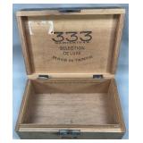 Selection Deluxe 333 No. Michigan Wood Cigar Box