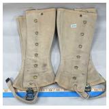 Pair of WWII Canvas Gaiters