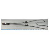 Metal Wire & Wood Handle 29.5' Rug Beater