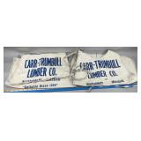 (2) Carr-Trumbull Lumber Co. Hardware Aprons