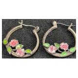 Pair of Sterling Silver Avon Earrings