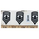 (3) US Army Master Sergeant Lapel Pins