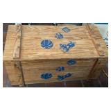 Wood Child's Toy Chest, 30' x 15' x 14.5'