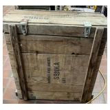 Rocket Aircraft Rocket Fins Wood Military Crate