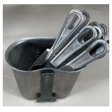 US Military Canteen Cup w/GI Issue Flatware