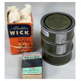 (3) Fuel Tablet Ration Heating Cans, Wind &
