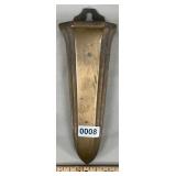 Solid Brass Art Deco 6' Wall Pocket
