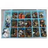 Organizer w/Terra Cotta Beads, Belt Decor & More