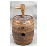 Pottery 6' Beverage Keg w/Wood Spigot
