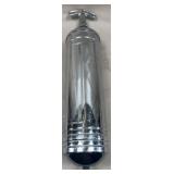 Chrome Unmarked Fire Extinguisher